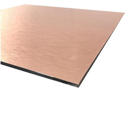 4 * 8 láb szálcsiszolt felületű alumíniumfólia kompozit panel kijelző jelző ACP lap
